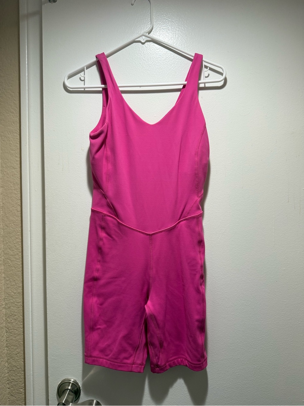 lululemon athletica Hot Pink One-Piece Active Bodysuit